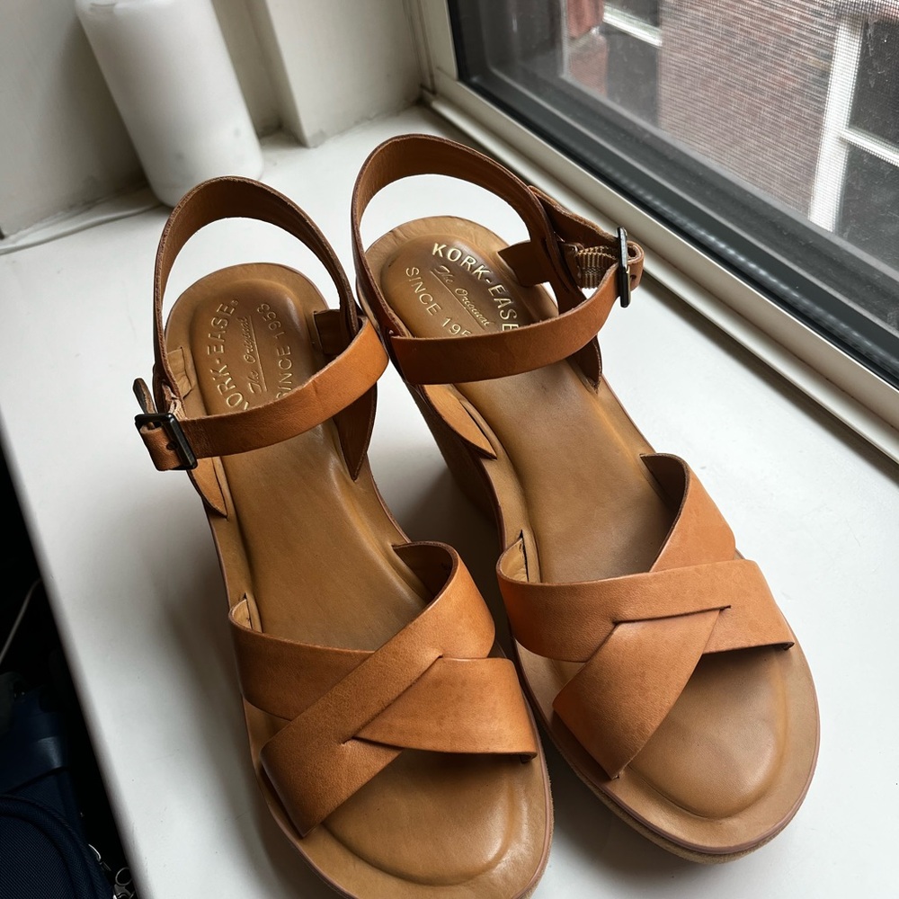 Kork-Ease Women's Brown Strappy Sandals